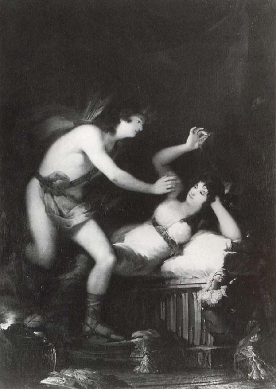 Francisco Goya Cupid and Psyche oil painting image